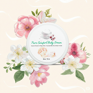 pure comfort baby body cream by luxe radiant roots skincare